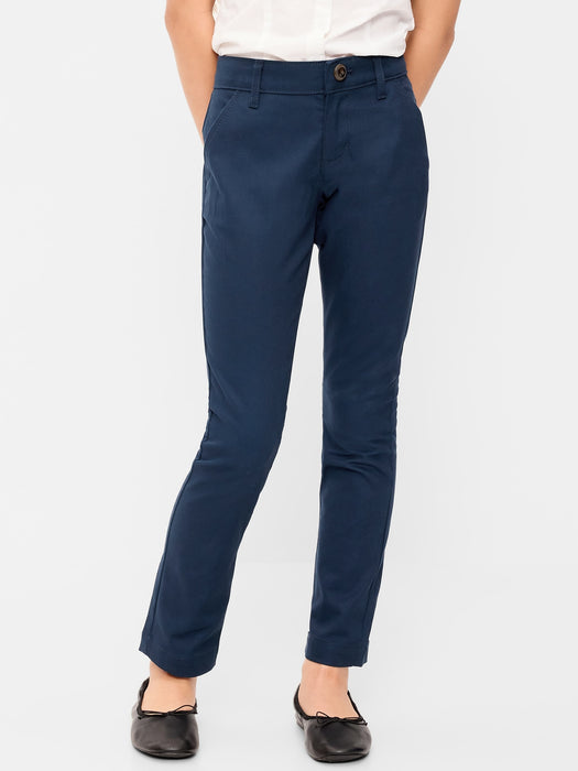 Skinny School Uniform Pants for Girls