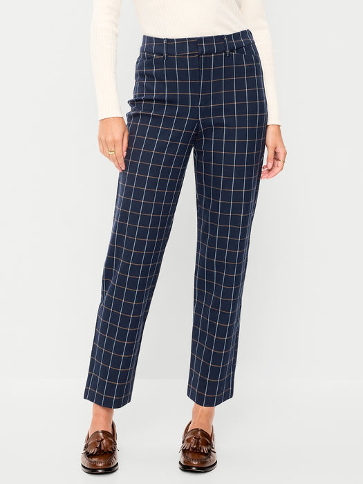 High-Waisted Pixie Straight Pants