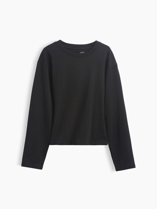 Knit Fitted-Waist T-Shirt