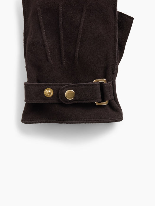 Suede Fingerless Gloves