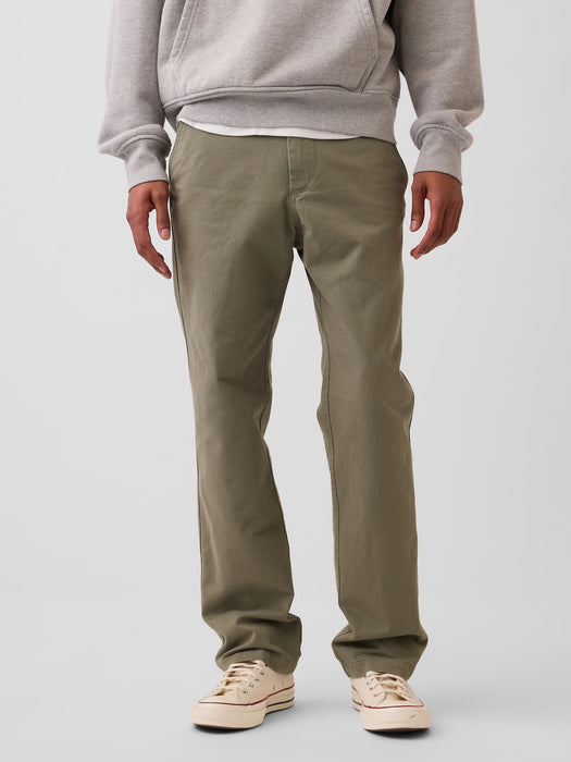 Heavyweight Twill Relaxed Straight Khakis