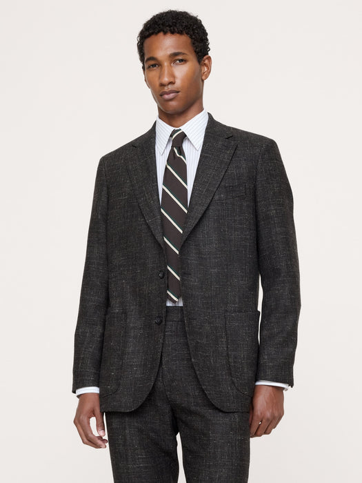 Tailored Slim Italian Wool-Blend Suit Jacket
