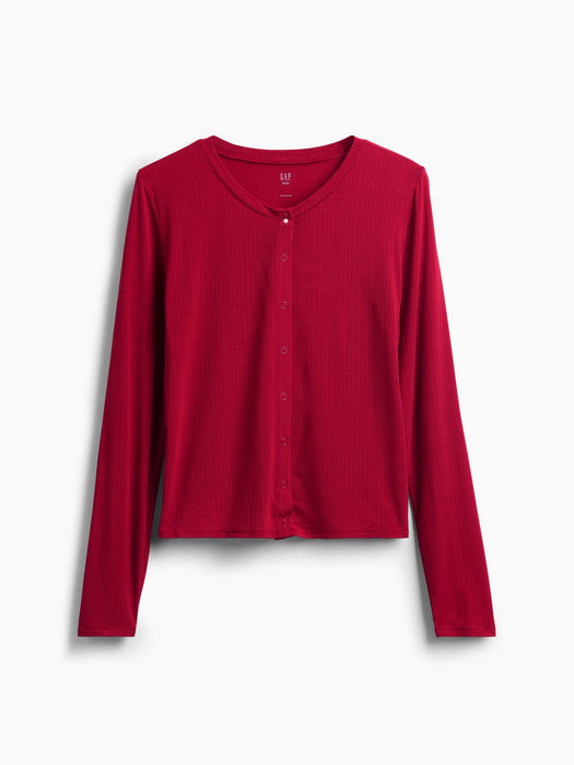 SoftMade Modal Rib PJ Cardigan