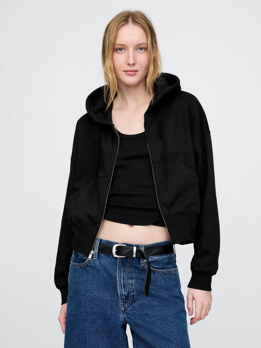 VintageSoft Wedge Zip Hoodie