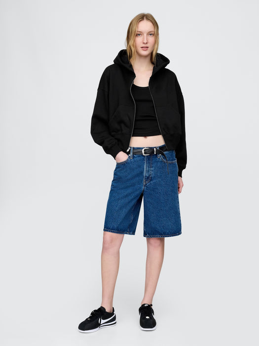 VintageSoft Wedge Zip Hoodie