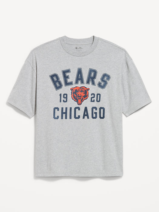 Chicago Bears Oversized Graphic T-Shirt for Men