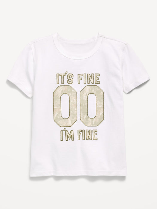 Short-Sleeve Graphic T-Shirt for Girls