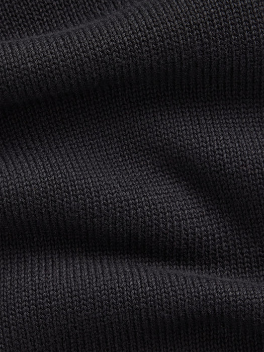 100% Cotton Oversized Mockneck Sweater