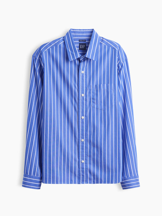 Organic Cotton Poplin Relaxed Shirt
