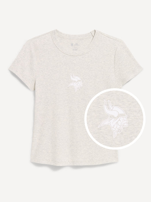 Minnesota Vikings Snug Crop T-Shirt for Women