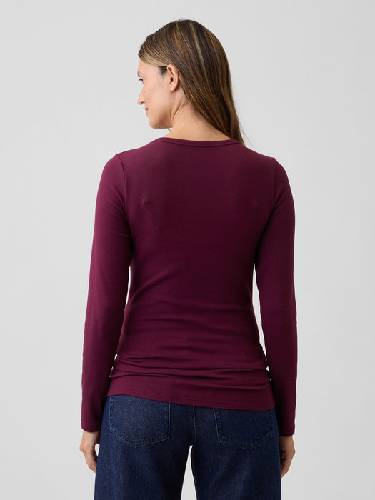 Maternity Modern Crewneck T-Shirt