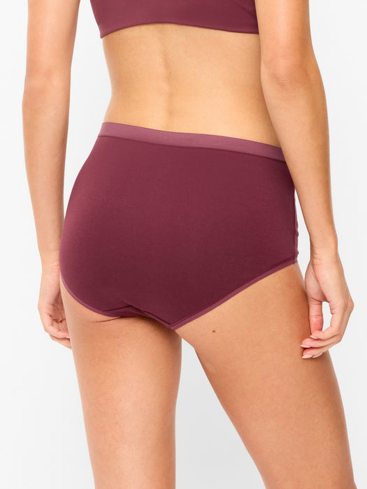 High-Waisted Everyday Brief Cotton Underwear