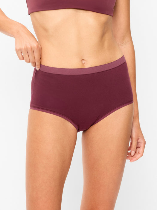 High-Waisted Everyday Brief Cotton Underwear