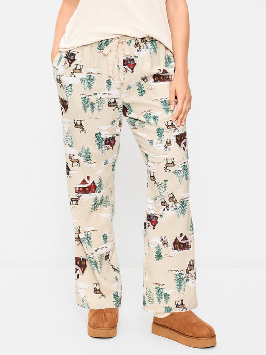 Flannel Pajama Pants for Women