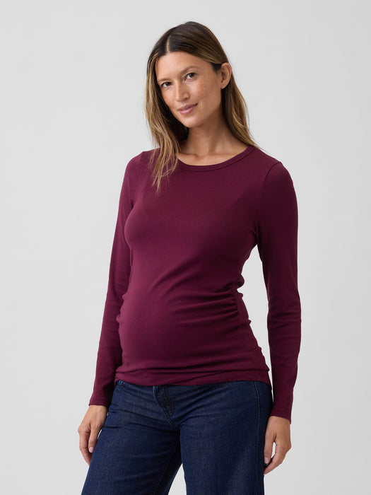 Maternity Modern Crewneck T-Shirt