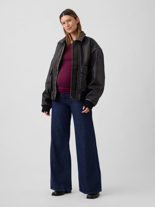 Maternity Modern Crewneck T-Shirt