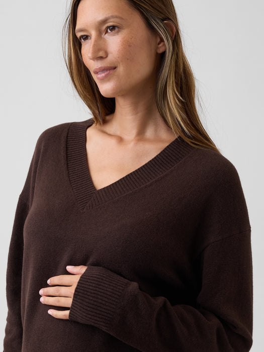 Maternity CashSoft V-Neck Sweater