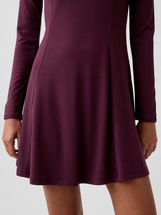 Mockneck Mini Dress