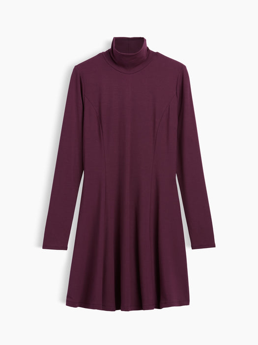 Mockneck Mini Dress