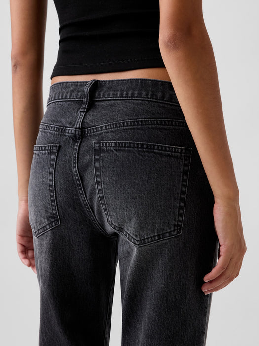 Mid Rise Relaxed Flare Jeans