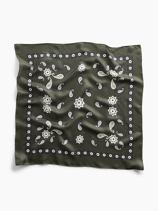 100% Silk Bandana