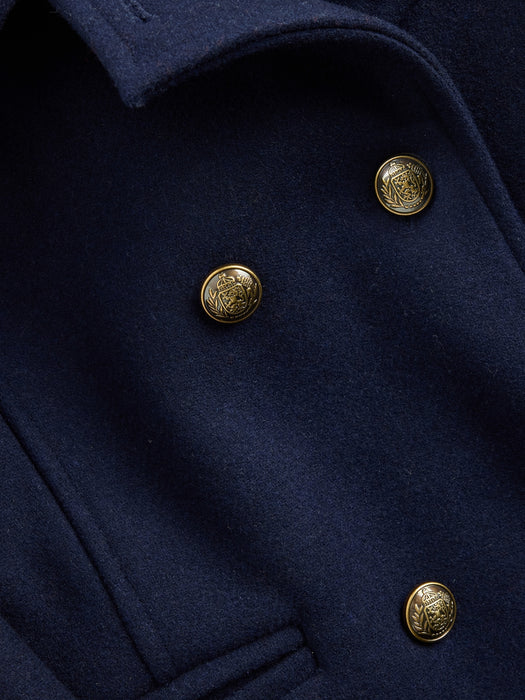 Kids Wool-Blend Peacoat