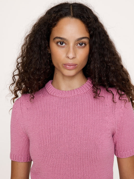 Chunky Cotton Sweater Tee