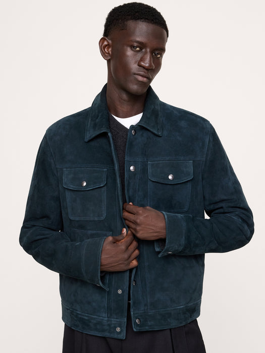 Suede Trucker Jacket