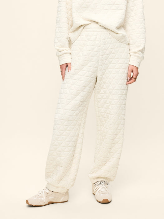 Quilted Bounce Fleece Sweatpants