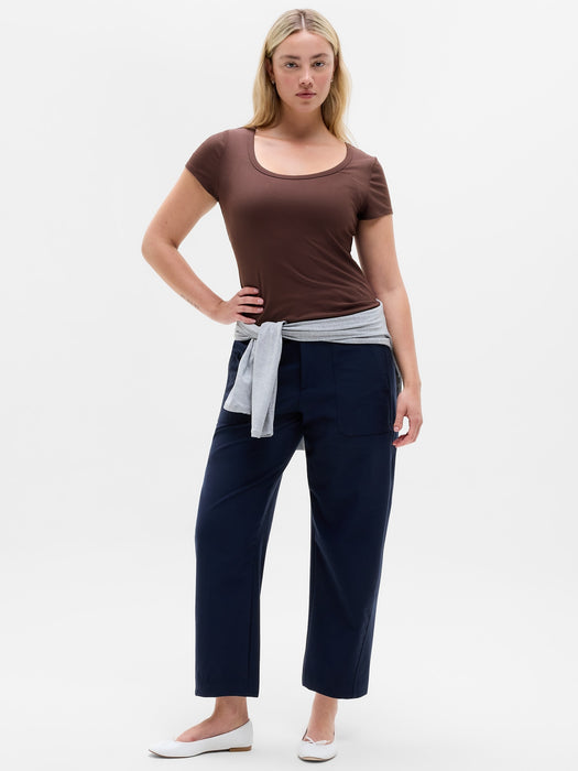 Signature Rib Scoop Tee