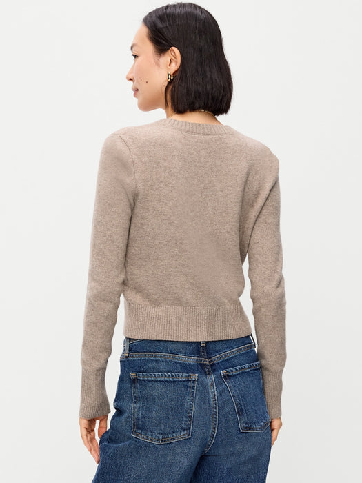 SoSoft Cropped Crew-Neck Cardigan