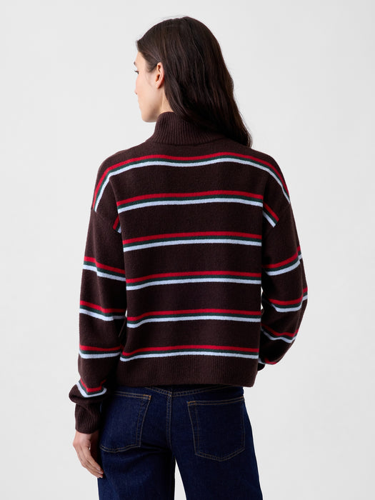 CashSoft Oversized Half-Zip Sweater
