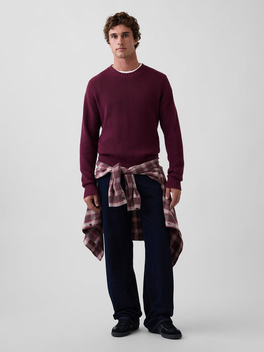 Relaxed Shaker Sweater