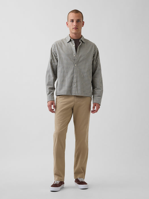 Modern Straight Khakis