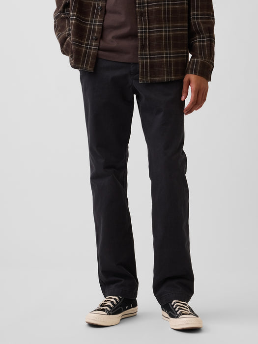 Heavyweight Twill Relaxed Straight Khakis