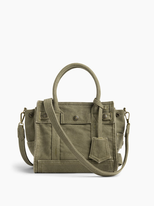 Small Canvas Five Pocket Tote