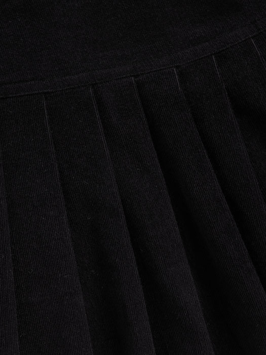 Kids Corduroy Pleated Skirt