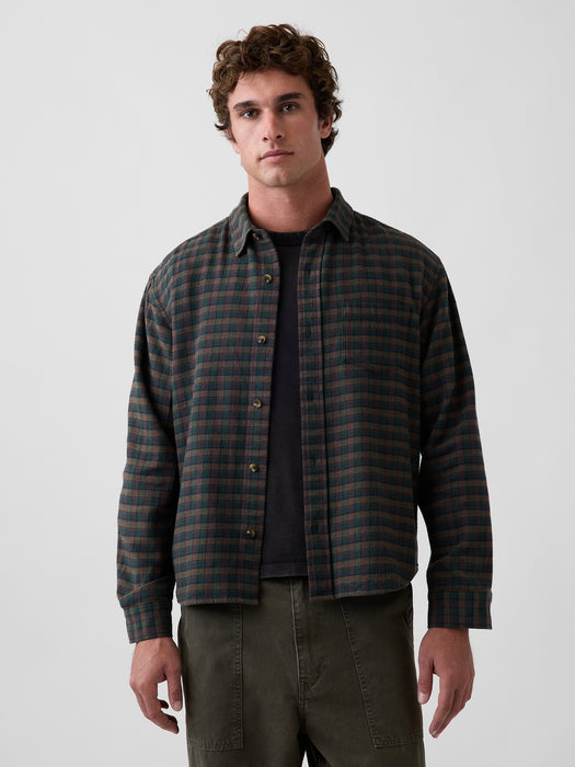 Relaxed Flannel Shirt