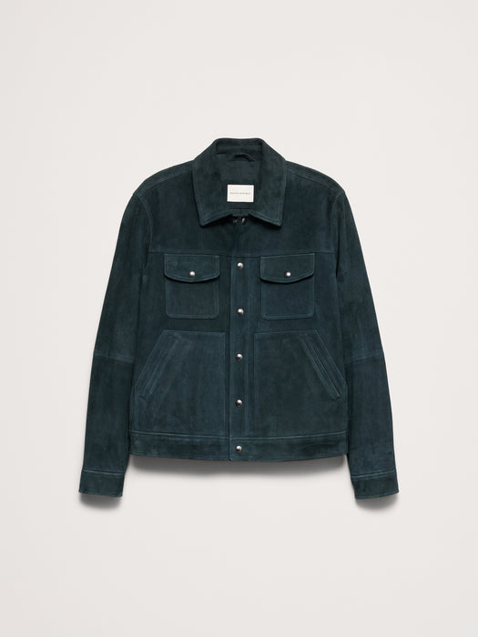 Suede Trucker Jacket