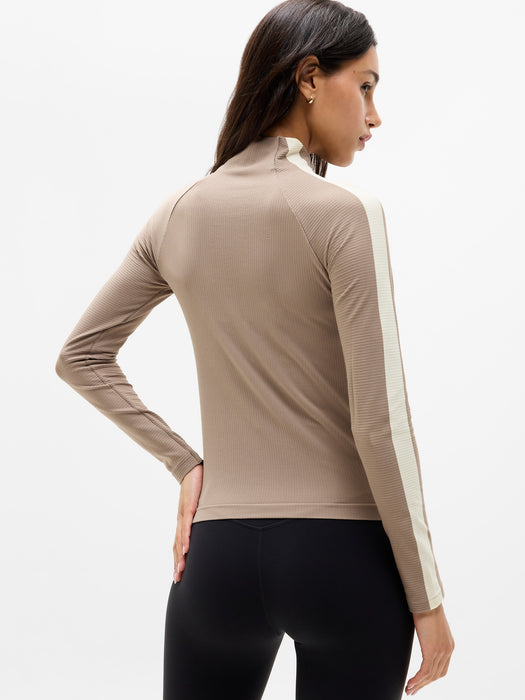 Renew Seamless Mock Neck Top
