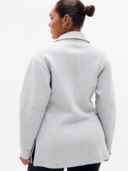 Form Knit Seamed Full Zip
