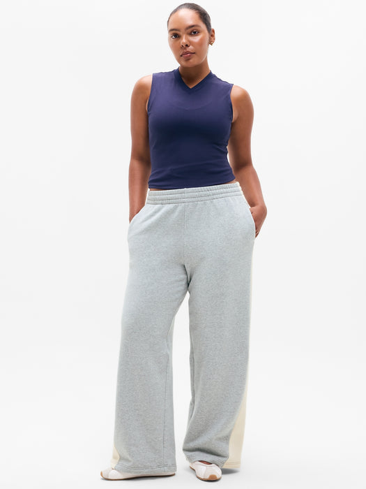 Forever Fleece Colorblock Wide Leg