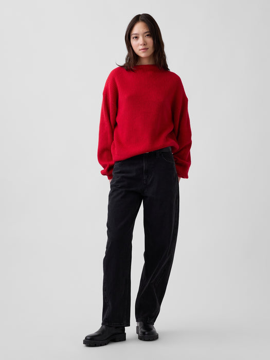 CashSoft Oversized Rollneck Sweater