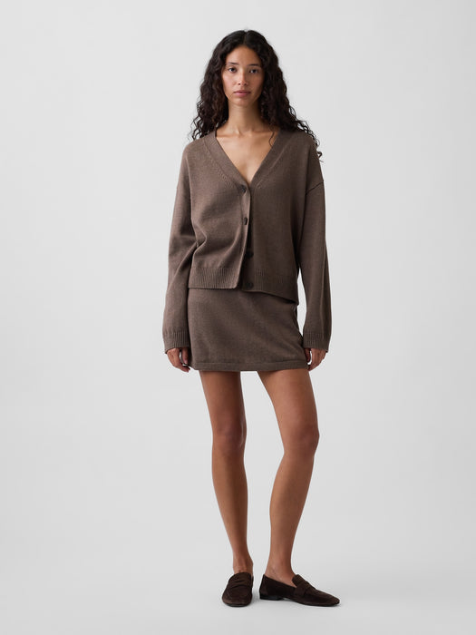 100% Cotton Oversized Cardigan Sweater