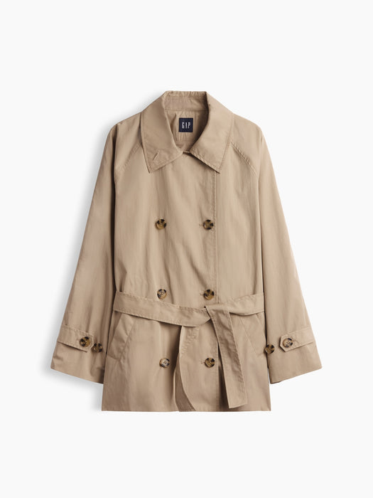Belted Midi Trench Coat