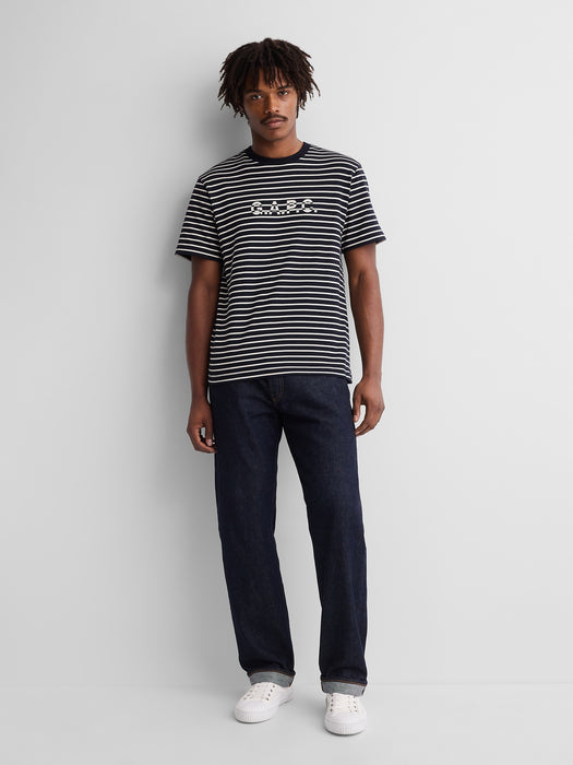 Gap × A.P.C. Logo Stripe T-Shirt