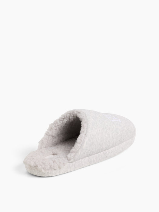 Sherpa-Lined NAP Logo Slippers
