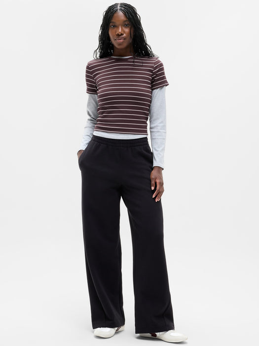 Signature Rib Crop Tee