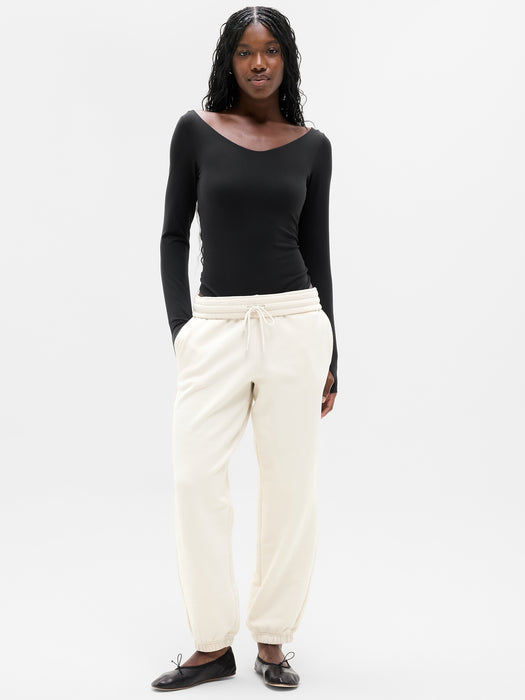 BodyMove V-Neck Long Sleeve Bodysuit