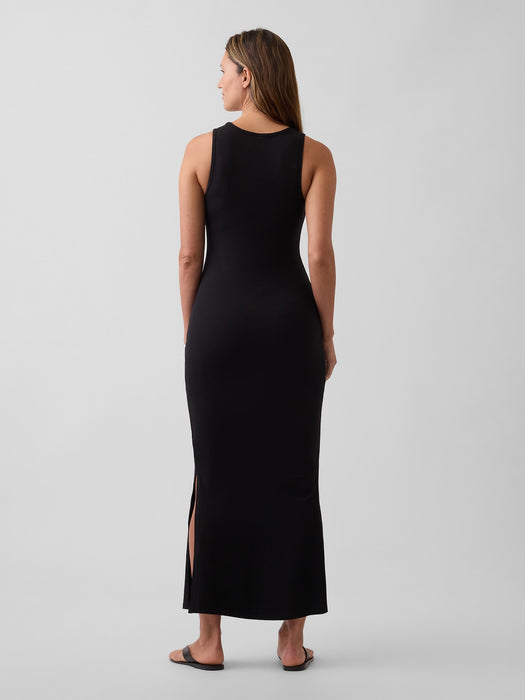 Maternity Split-Hem Modal Maxi Dress